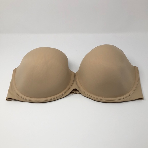 Cacique 44DDD nude strapless bra - Picture 1 of 7